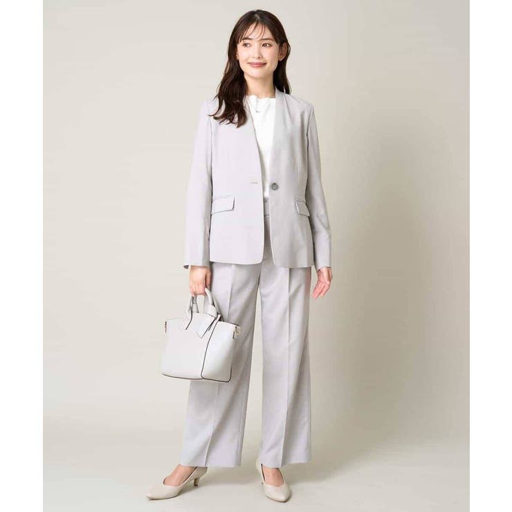 【洗える/UVカット/接触冷感】オックスストレッチワイドパンツ【Reflax】 | a.v.v【WOMEN】 | 詳細画像28 