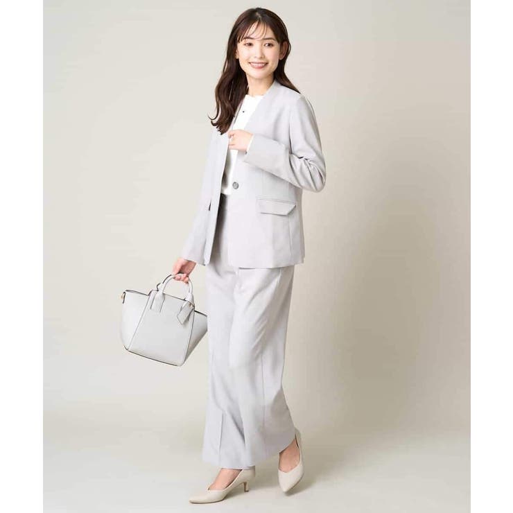 【洗える/UVカット/接触冷感】オックスストレッチワイドパンツ【Reflax】 | a.v.v【WOMEN】 | 詳細画像29 