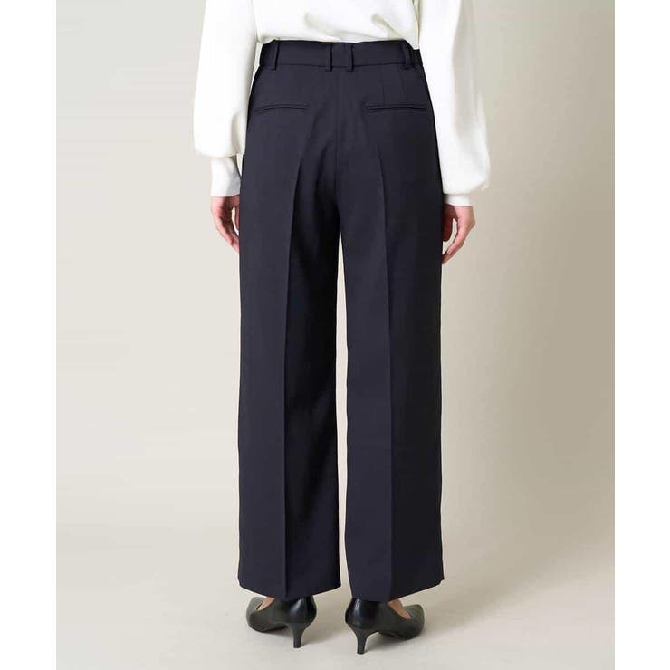 【洗える/UVカット/接触冷感】オックスストレッチワイドパンツ【Reflax】 | a.v.v【WOMEN】 | 詳細画像3 