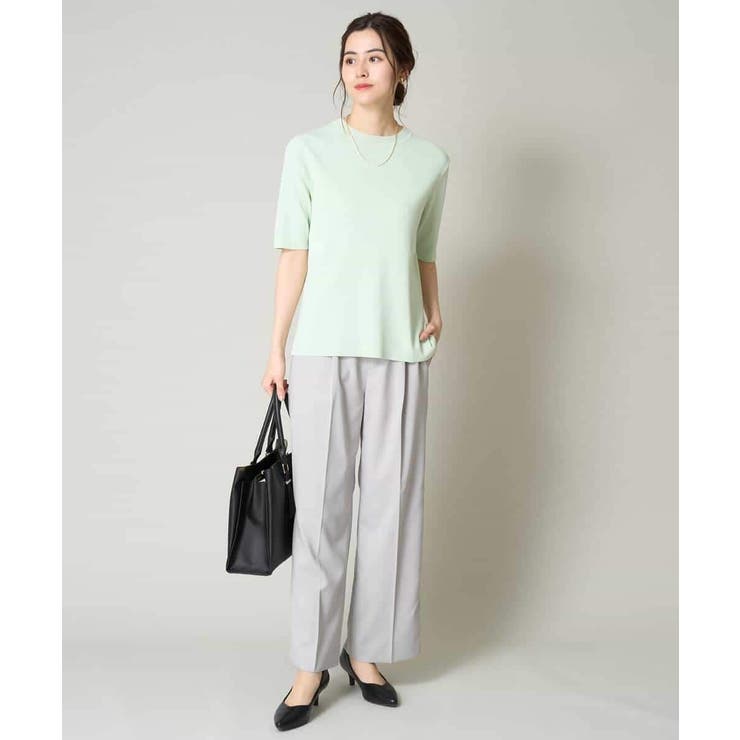 【洗える/UVカット/接触冷感】オックスストレッチワイドパンツ【Reflax】 | a.v.v【WOMEN】 | 詳細画像30 