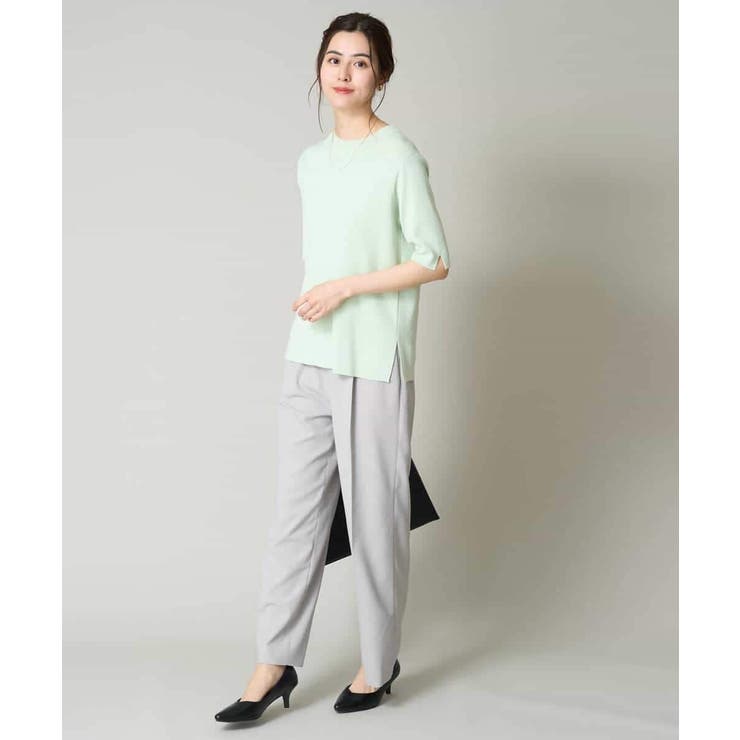 【洗える/UVカット/接触冷感】オックスストレッチワイドパンツ【Reflax】 | a.v.v【WOMEN】 | 詳細画像31 