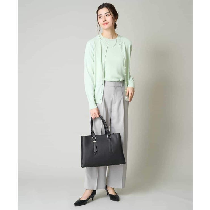 【洗える/UVカット/接触冷感】オックスストレッチワイドパンツ【Reflax】 | a.v.v【WOMEN】 | 詳細画像37 