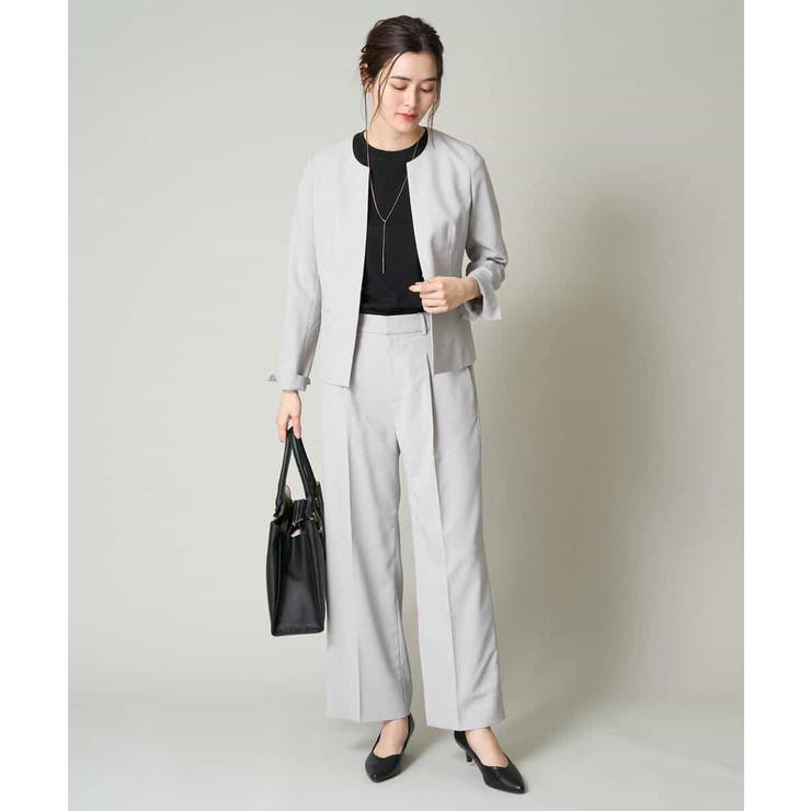 【洗える/UVカット/接触冷感】オックスストレッチワイドパンツ【Reflax】 | a.v.v【WOMEN】 | 詳細画像39 