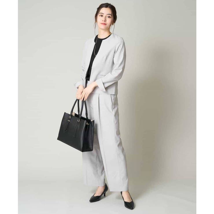 【洗える/UVカット/接触冷感】オックスストレッチワイドパンツ【Reflax】 | a.v.v【WOMEN】 | 詳細画像41 