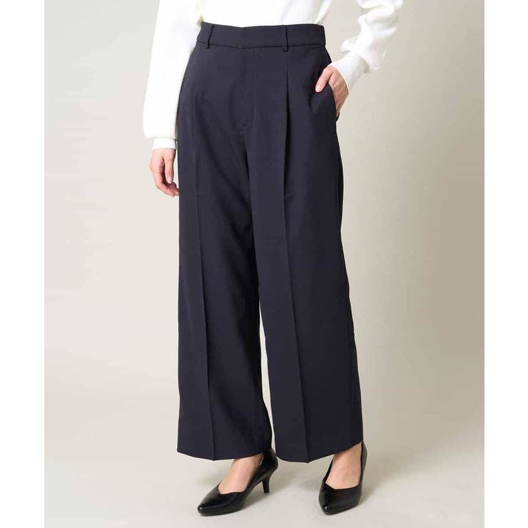 【洗える/UVカット/接触冷感】オックスストレッチワイドパンツ【Reflax】 | a.v.v【WOMEN】 | 詳細画像43 