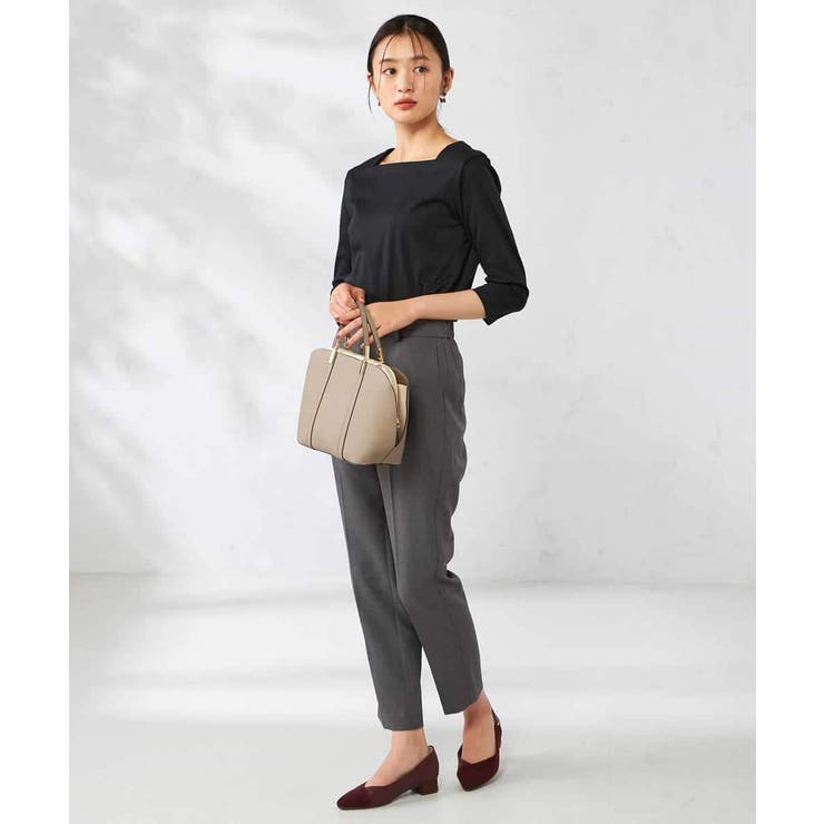 【洗える/イージーケア/吸水速乾/ストレッチ】梳毛調テーパードパンツ | a.v.v【WOMEN】 | 詳細画像13 