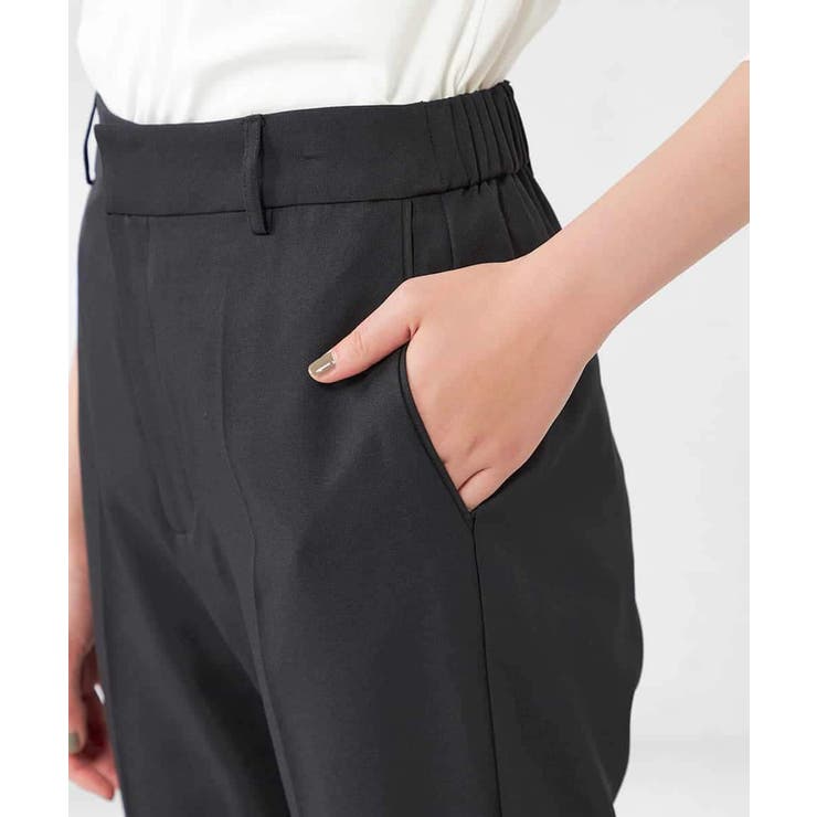 【洗える/イージーケア/吸水速乾/ストレッチ】梳毛調テーパードパンツ | a.v.v【WOMEN】 | 詳細画像41 