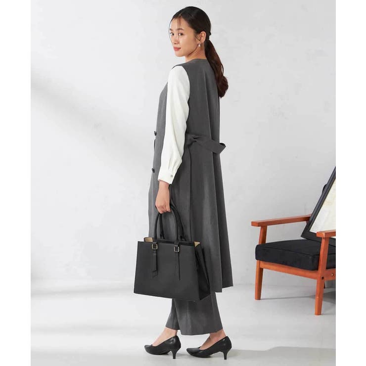 【洗える/イージーケア/吸水速乾/ストレッチ】梳毛調ストレートパンツ | a.v.v【WOMEN】 | 詳細画像13 