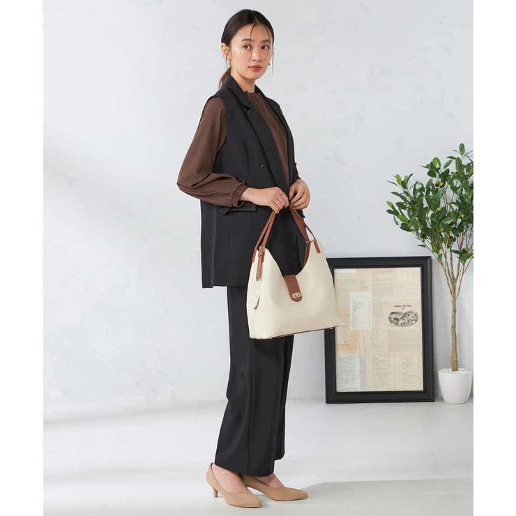 【洗える/イージーケア/吸水速乾/ストレッチ】梳毛調ストレートパンツ | a.v.v【WOMEN】 | 詳細画像30 