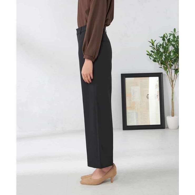 【洗える/イージーケア/吸水速乾/ストレッチ】梳毛調ストレートパンツ | a.v.v【WOMEN】 | 詳細画像39 