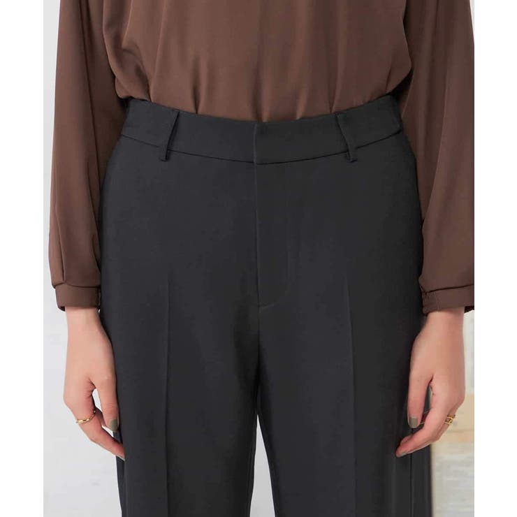 【洗える/イージーケア/吸水速乾/ストレッチ】梳毛調ストレートパンツ | a.v.v【WOMEN】 | 詳細画像41 