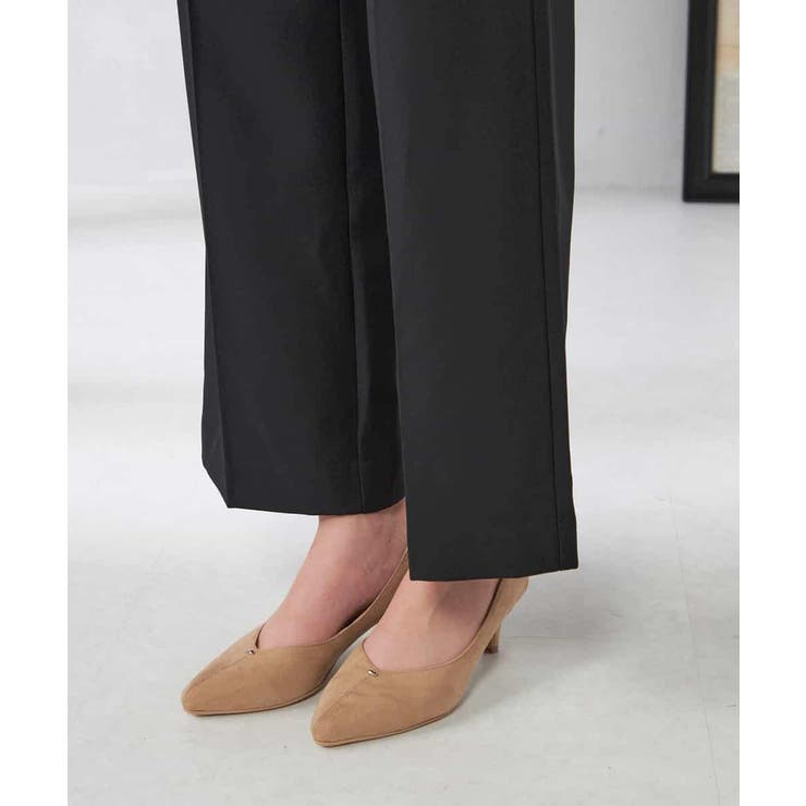 【洗える/イージーケア/吸水速乾/ストレッチ】梳毛調ストレートパンツ | a.v.v【WOMEN】 | 詳細画像44 