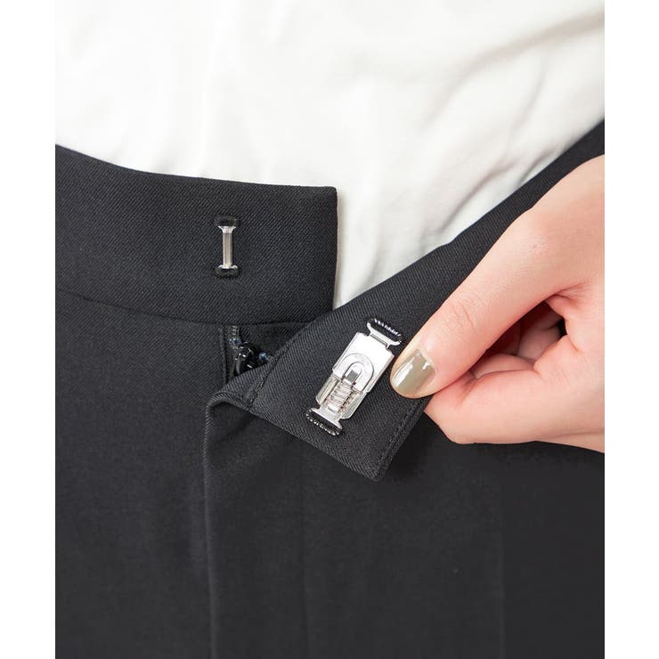 【洗える/イージーケア/吸水速乾/ストレッチ】梳毛調ストレートパンツ | a.v.v【WOMEN】 | 詳細画像45 