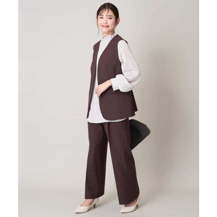 スカルノテックスストレートワイドパンツ | a.v.v【WOMEN】 | 詳細画像14