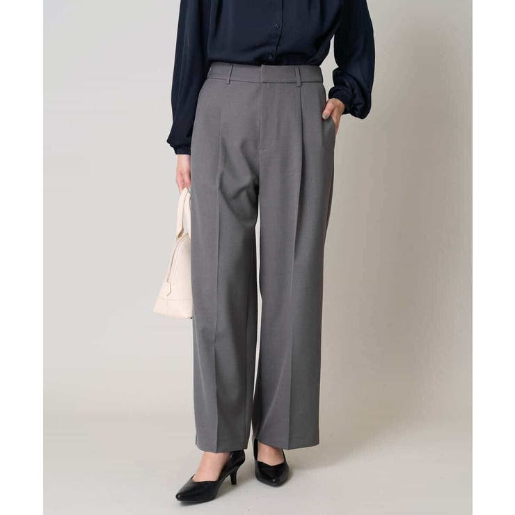 スカルノテックスストレートワイドパンツ | a.v.v【WOMEN】 | 詳細画像17