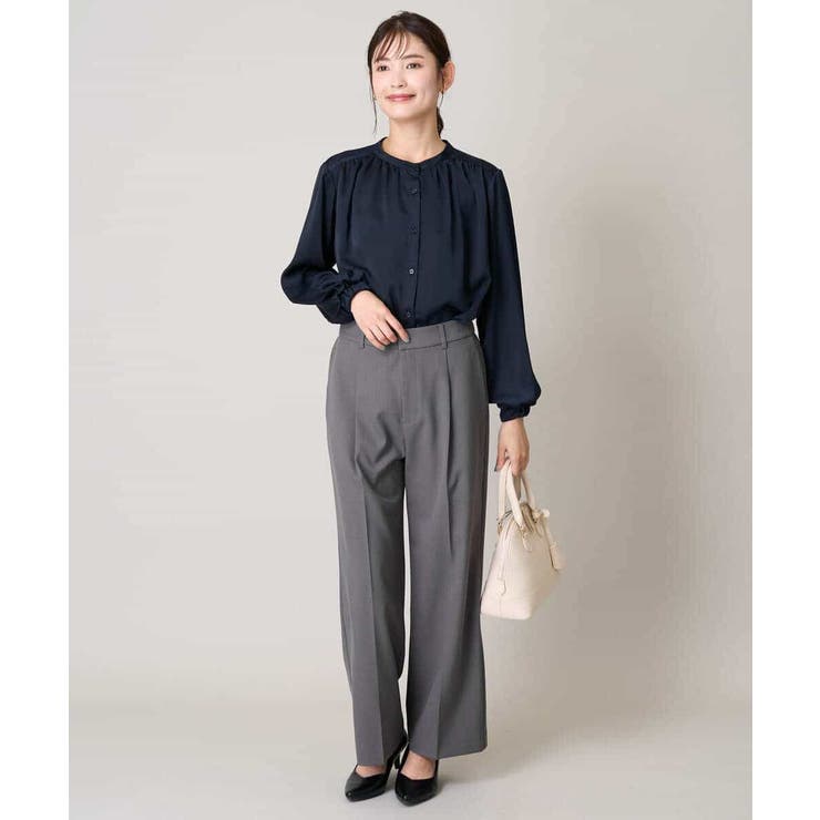 スカルノテックスストレートワイドパンツ | a.v.v【WOMEN】 | 詳細画像20