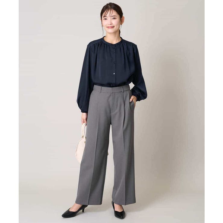 スカルノテックスストレートワイドパンツ | a.v.v【WOMEN】 | 詳細画像22