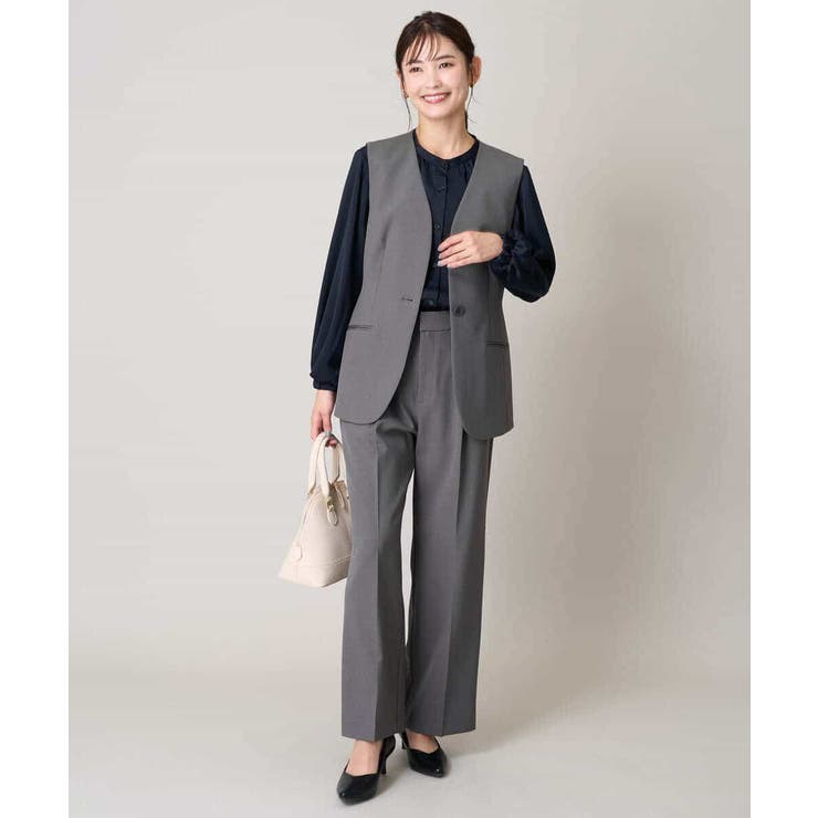 スカルノテックスストレートワイドパンツ | a.v.v【WOMEN】 | 詳細画像23