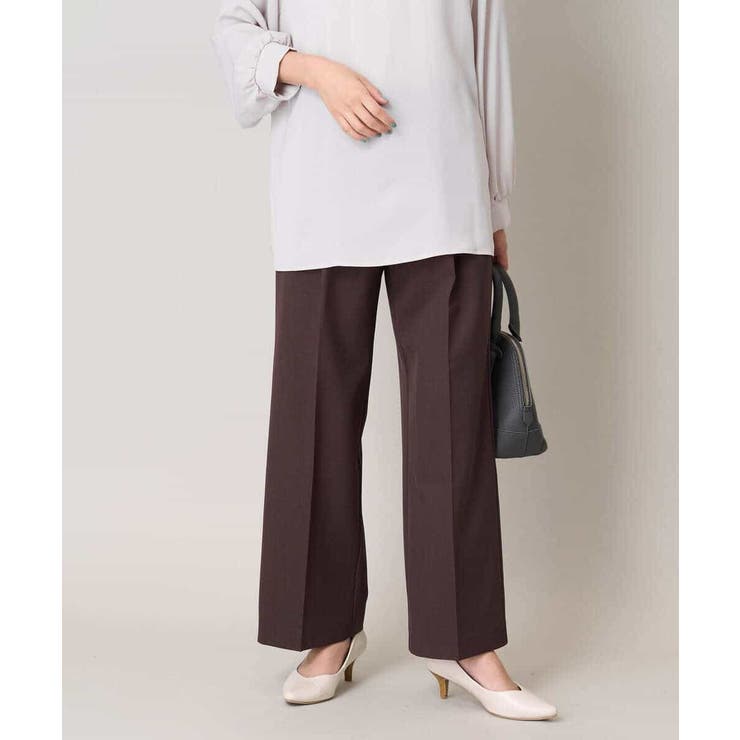 スカルノテックスストレートワイドパンツ | a.v.v【WOMEN】 | 詳細画像7