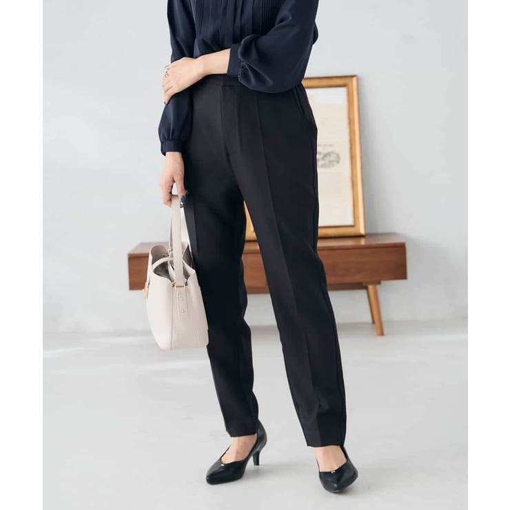 【洗える/イージーケア/ストレッチ】パウダーツイルテーパードパンツ | a.v.v【WOMEN】 | 詳細画像20 