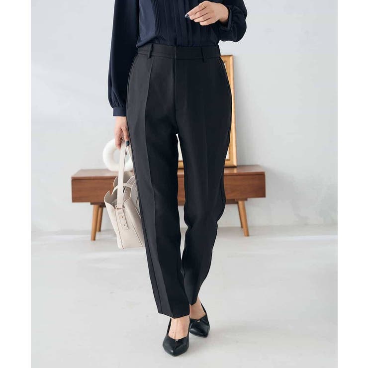 【洗える/イージーケア/ストレッチ】パウダーツイルテーパードパンツ | a.v.v【WOMEN】 | 詳細画像21 