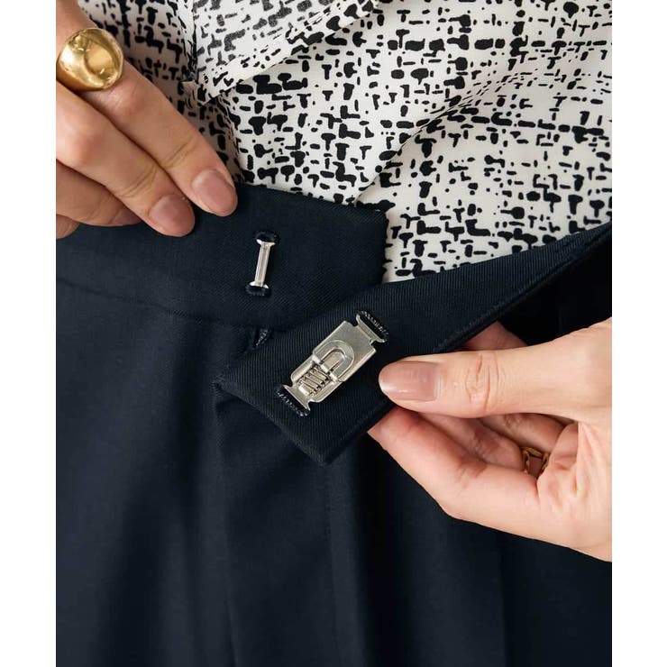 【洗える/イージーケア/ストレッチ】パウダーツイルテーパードパンツ | a.v.v【WOMEN】 | 詳細画像33 