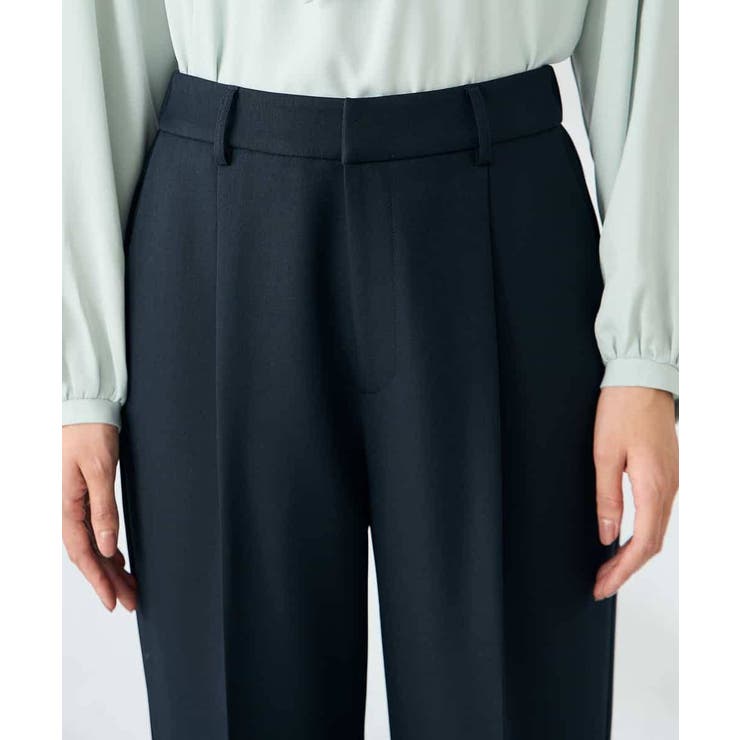 【洗える/イージーケア/ストレッチ】パウダーツイルワイドストレートパンツ | a.v.v【WOMEN】 | 詳細画像31 