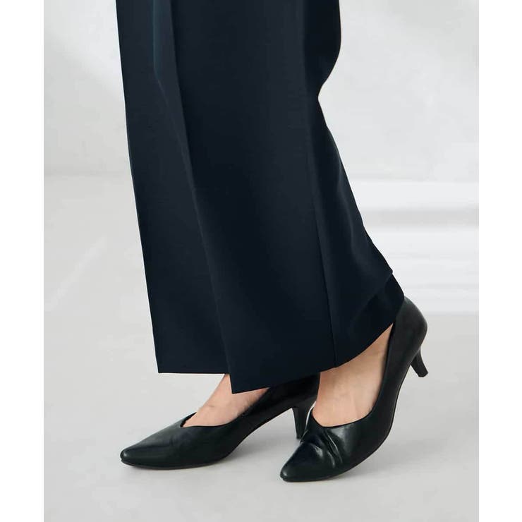 【洗える/イージーケア/ストレッチ】パウダーツイルワイドストレートパンツ | a.v.v【WOMEN】 | 詳細画像34 