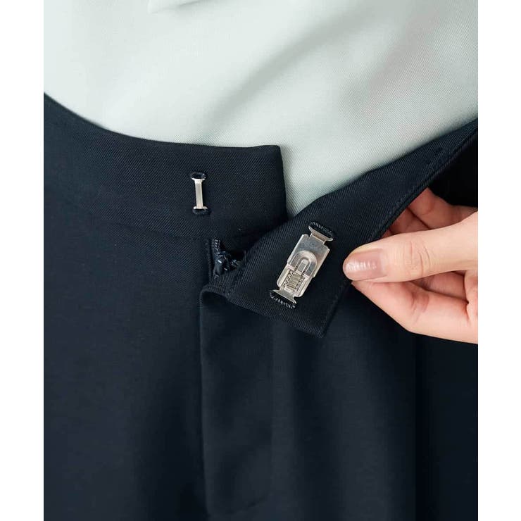 【洗える/イージーケア/ストレッチ】パウダーツイルワイドストレートパンツ | a.v.v【WOMEN】 | 詳細画像35 