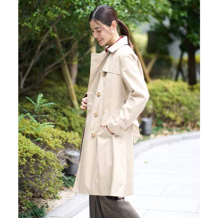 ベーシックロングトレンチコート | a.v.v【WOMEN】 | 詳細画像10 