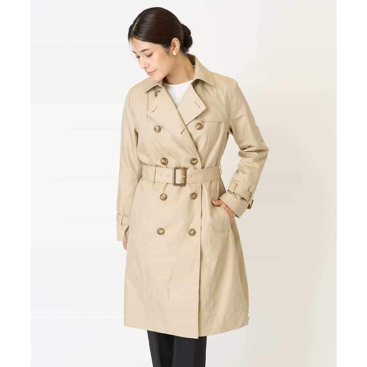 ベーシックロングトレンチコート | a.v.v【WOMEN】 | 詳細画像13 