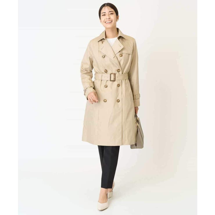 ベーシックロングトレンチコート | a.v.v【WOMEN】 | 詳細画像15 