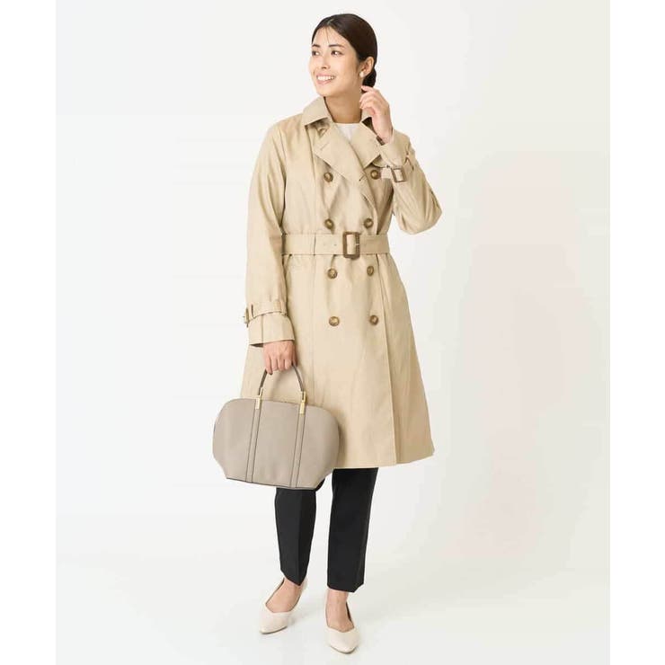 ベーシックロングトレンチコート | a.v.v【WOMEN】 | 詳細画像17 