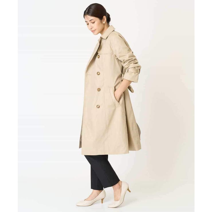 ベーシックロングトレンチコート | a.v.v【WOMEN】 | 詳細画像19 