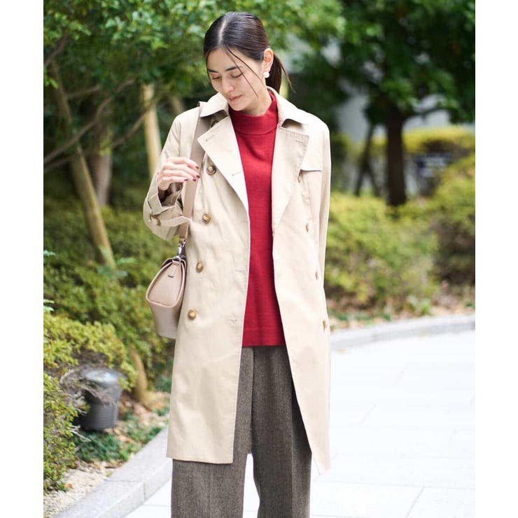 ベーシックロングトレンチコート | a.v.v【WOMEN】 | 詳細画像2 