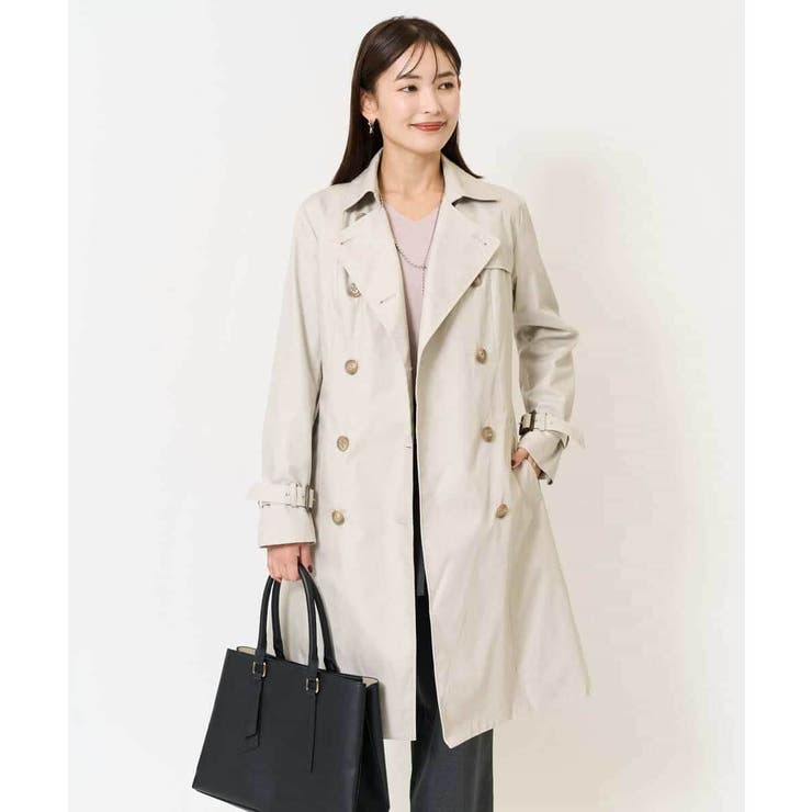 ベーシックロングトレンチコート | a.v.v【WOMEN】 | 詳細画像25 