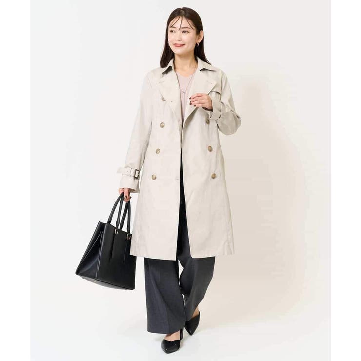 ベーシックロングトレンチコート | a.v.v【WOMEN】 | 詳細画像27 