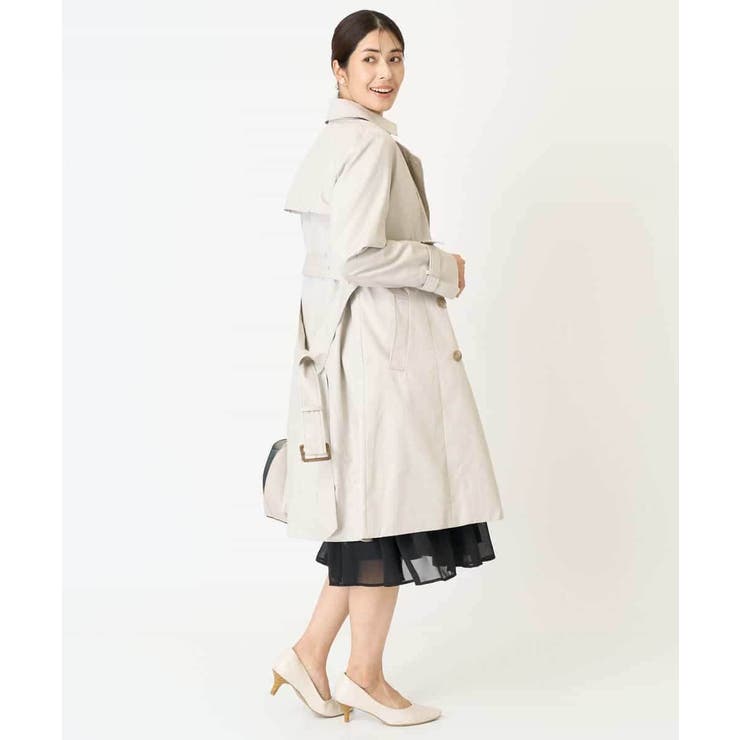 ベーシックロングトレンチコート | a.v.v【WOMEN】 | 詳細画像39 