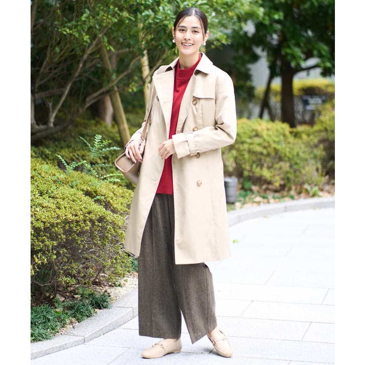 ベーシックロングトレンチコート | a.v.v【WOMEN】 | 詳細画像4 