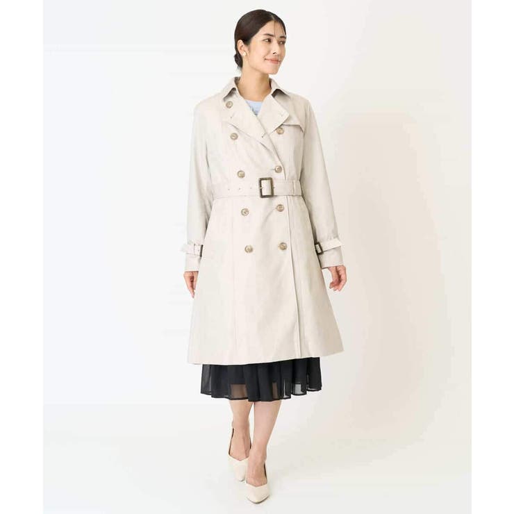 ベーシックロングトレンチコート | a.v.v【WOMEN】 | 詳細画像41 