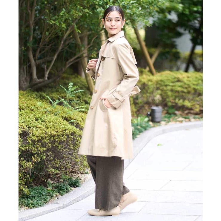 ベーシックロングトレンチコート | a.v.v【WOMEN】 | 詳細画像8 