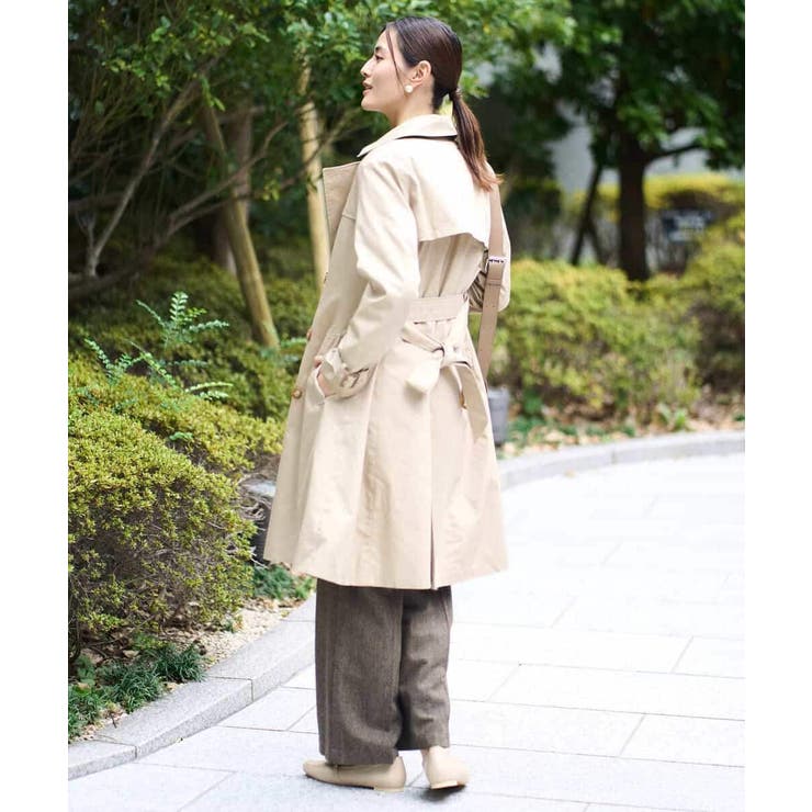 ベーシックロングトレンチコート | a.v.v【WOMEN】 | 詳細画像9 