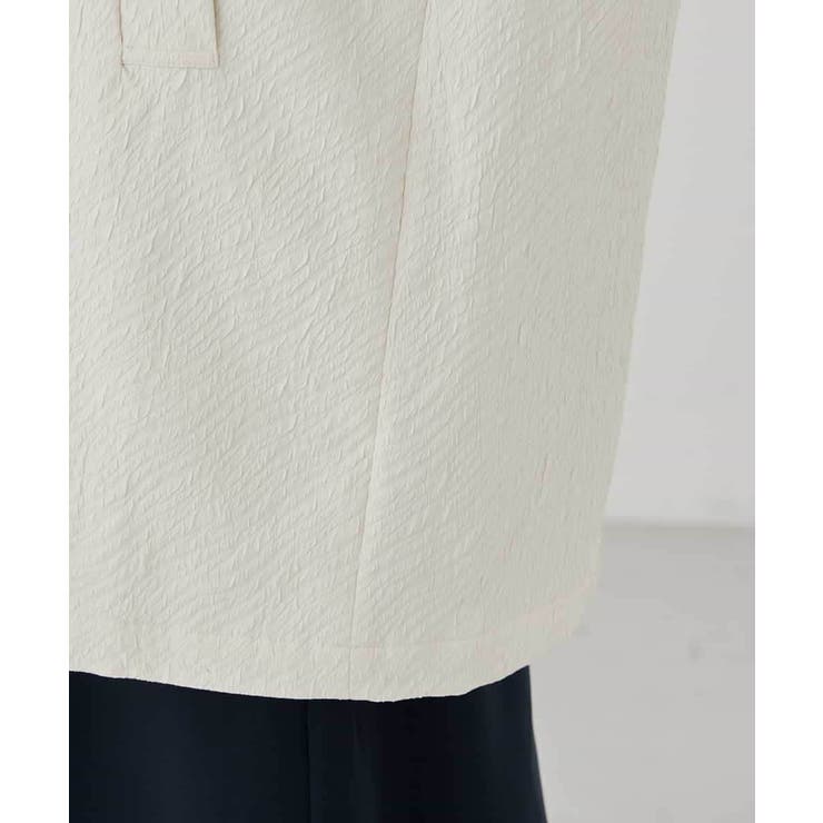 ジャガードノーカラーコート | a.v.v【WOMEN】 | 詳細画像19 