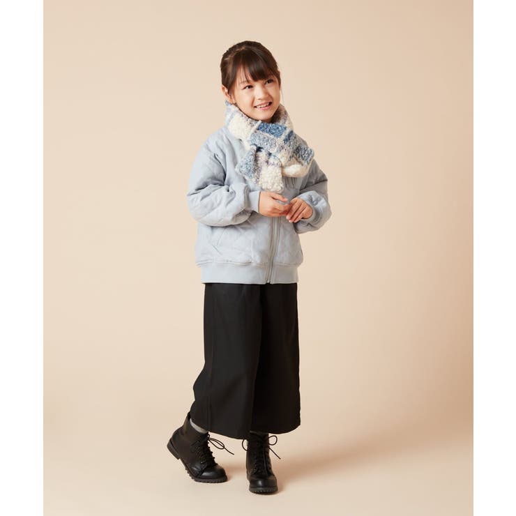 [KIDS]【リバーシブル】チェックボアマフラー | a.v.v【KIDS】 | 詳細画像10 