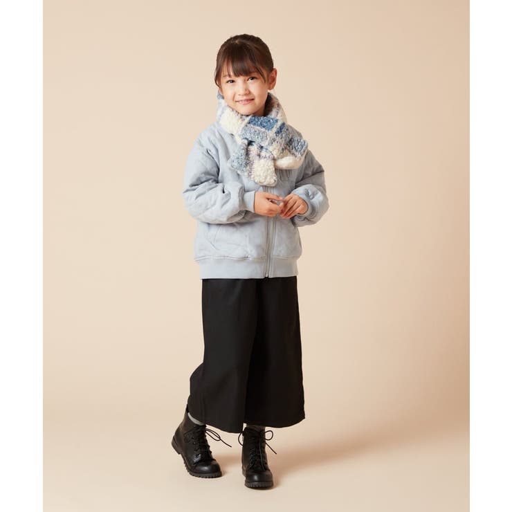 [KIDS]【リバーシブル】チェックボアマフラー | a.v.v【KIDS】 | 詳細画像11 