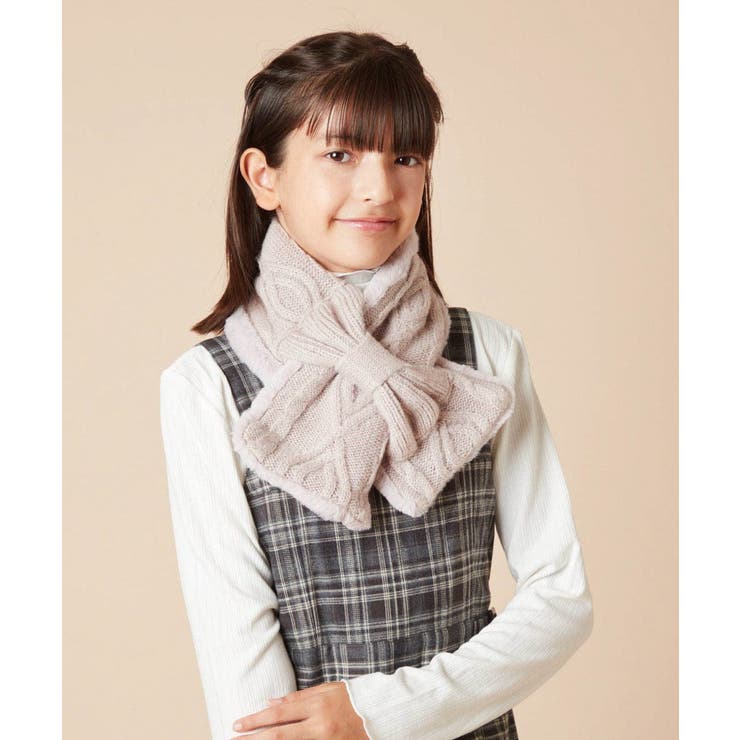 [KIDS]【リバーシブル】リボンスヌード | a.v.v【KIDS】 | 詳細画像2 