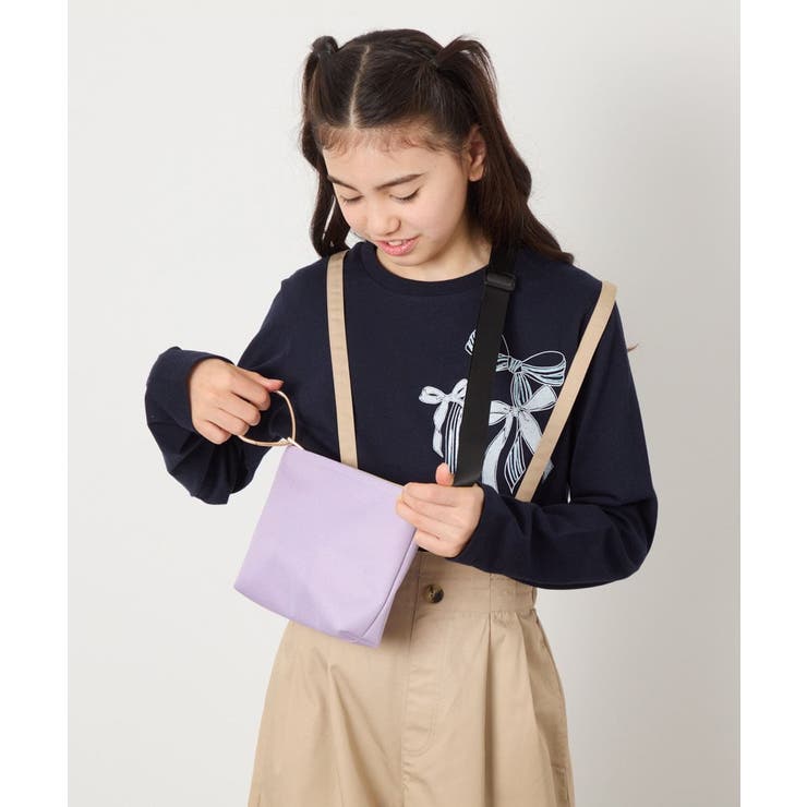 ラベンダー | [KIDS]シンプルサコッシュ | a.v.v【KIDS】
