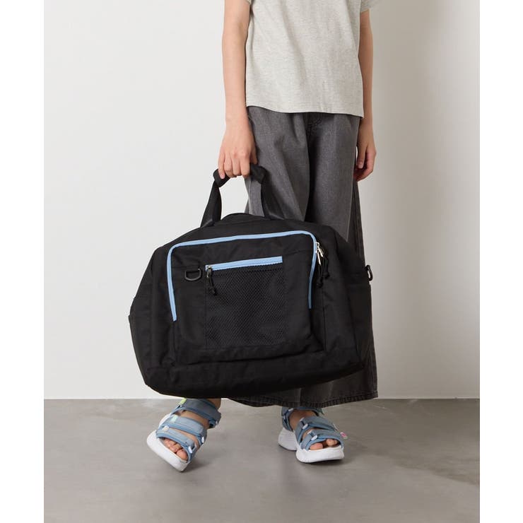 ブラック | [KIDS]３WAYボストンバッグ | a.v.v【KIDS】