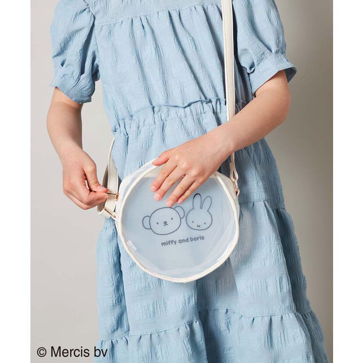 ホワイト | [KIDS]【ミッフィーコラボ】PVCポシェット［WEB限定］ | a.v.v【KIDS】