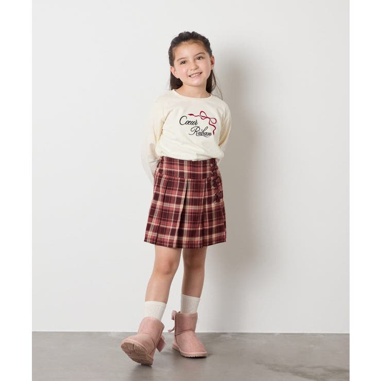 リボン付フェイクムートンブーツ | a.v.v【KIDS】 | 詳細画像10 